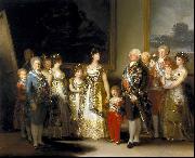 Francisco de Goya Charles IV of Spain and His Family oil painting on canvas
